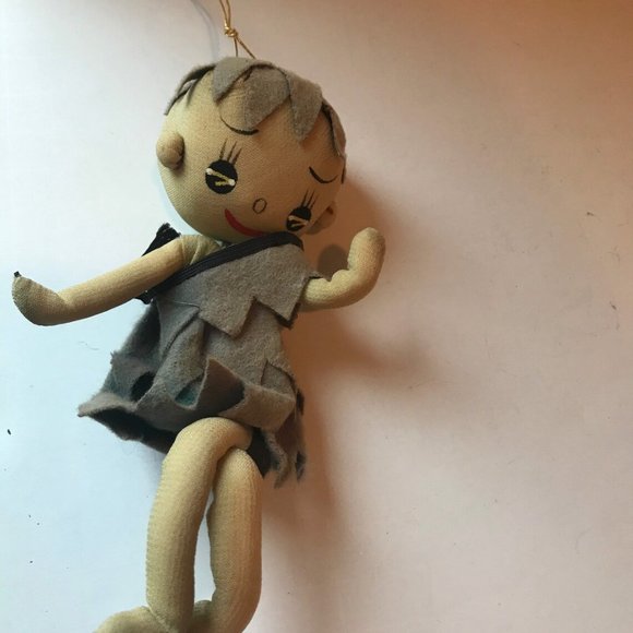 Vintage 1950's Green Pixie Doll Hand Painted Face - Picture 3 of 8